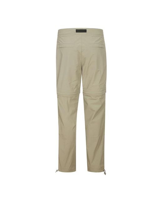 K-Way Green Straight Trousers for men