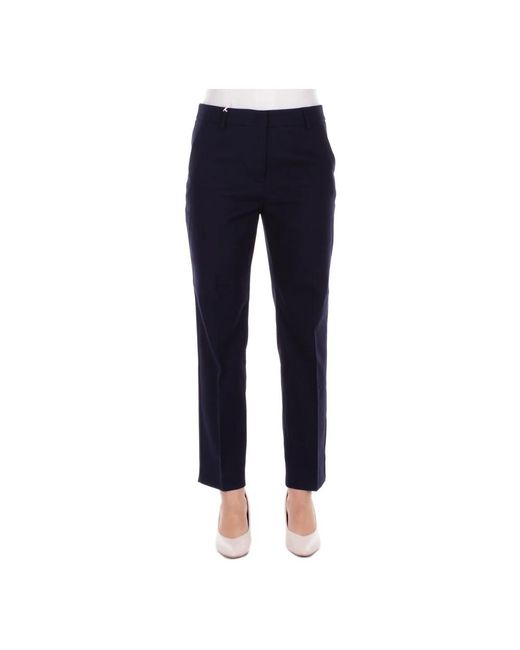 Weekend by Maxmara Blue Straight Trousers