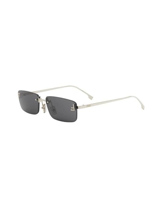 Fendi Gray Sunglasses