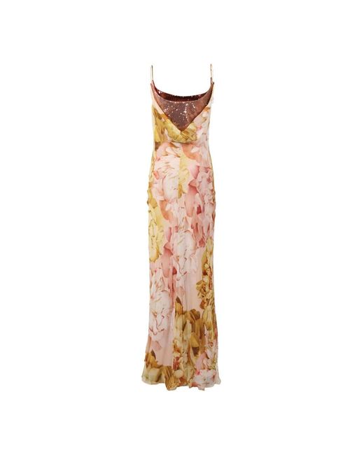 Maxi Dresses Clips de color Metallic
