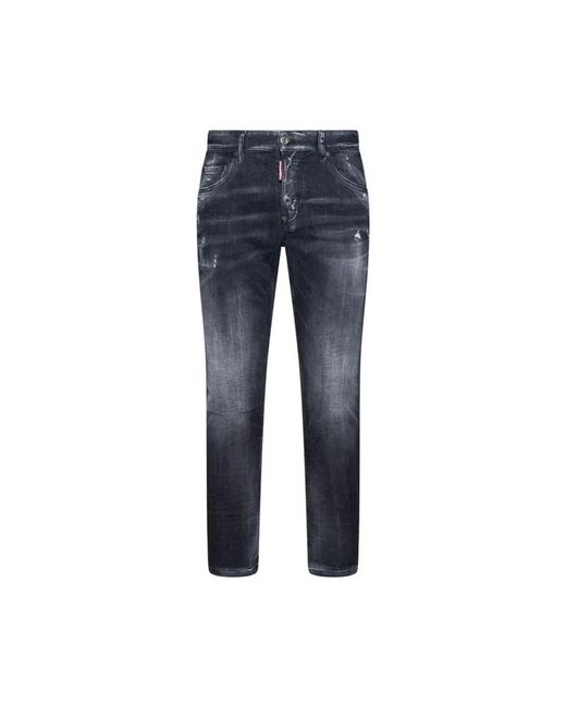 DSquared² Schwarze aw23 jeans in Blue für Herren