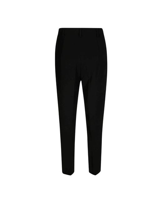 Max Mara Black Slim-Fit Trousers