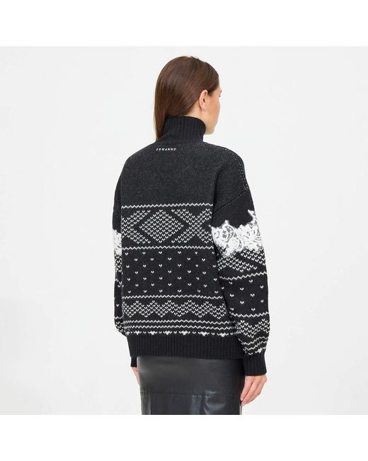 Ermanno Scervino Black Turtlenecks