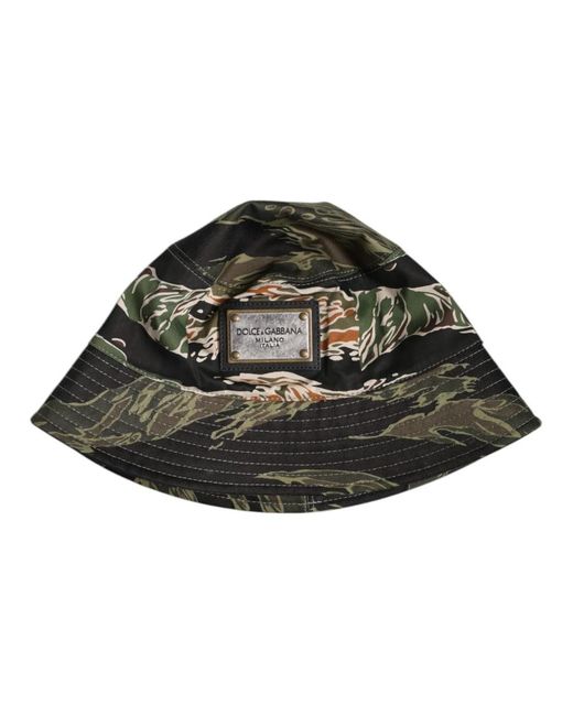 Dolce & Gabbana Green Hats for men
