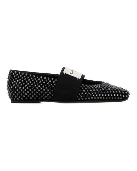 Givenchy Sliced Square Ballerina in het Black