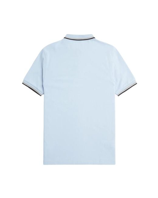 Fred Perry Blue Polo Shirts for men