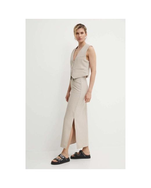 Vests Gestuz de color Natural
