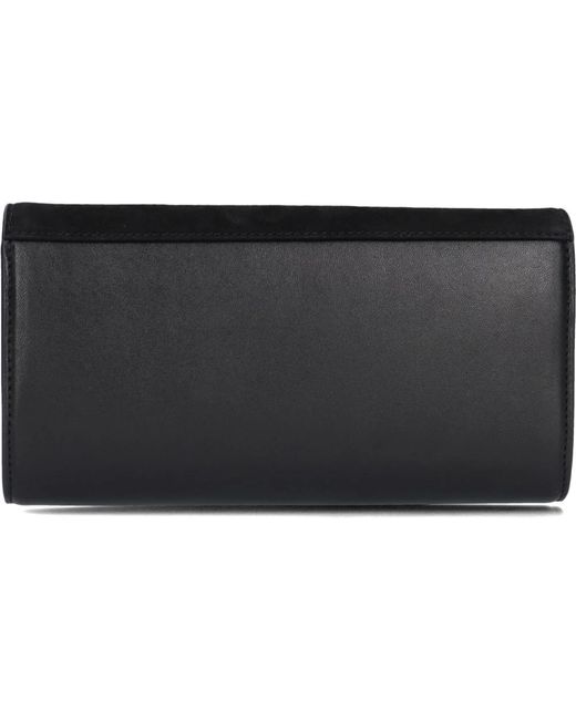 Peter Kaiser Tassen ,Zwart ,Leer Elegante Zwarte Clutch Model in het Black