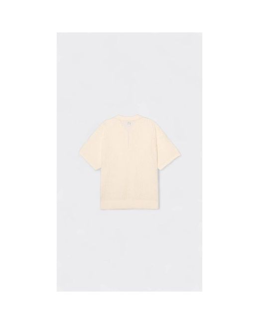 Obey Grant Zip Sweater in het Natural voor heren