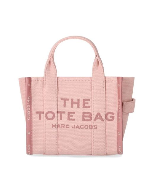 Marc Jacobs Pink Rosa Jacquard Small Tote Handtasche