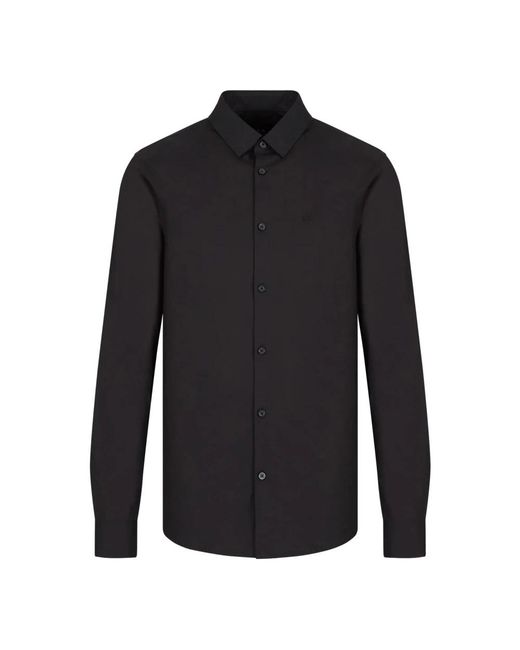 ARMANI EXCHANGE Black Casual Shirts for men