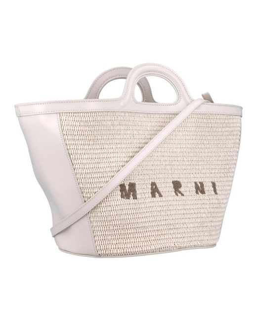 Marni Natural Tropicalia kleine muschel handtasche
