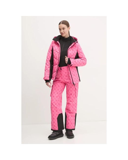 Guess Ski Jas in het Pink
