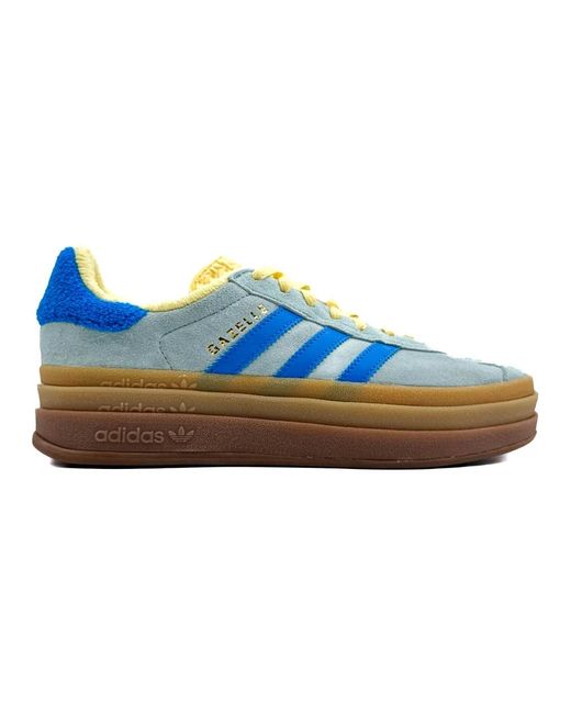 Adidas Blue Blaue gazelle bold sneakers
