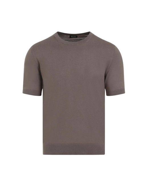 Zegna Gray T-Shirts for men