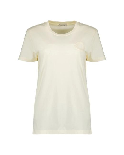 Moncler Natural T-Shirts