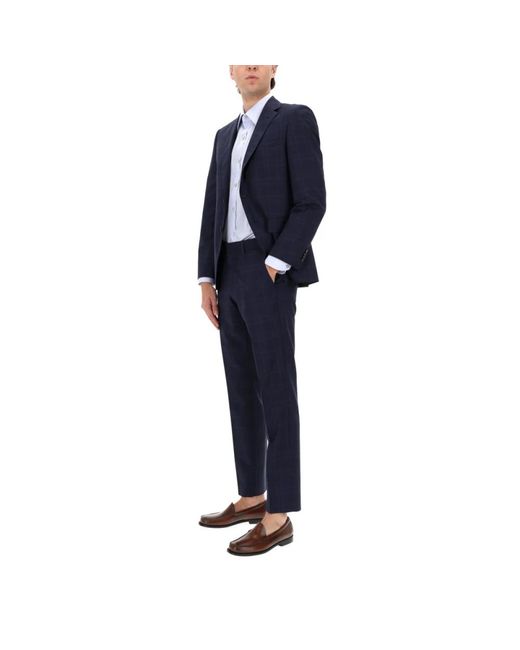 Single Breasted Suits Boss de hombre de color Blue