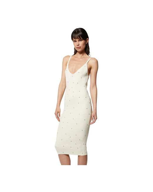 Knitted Dresses di Silvian Heach in White