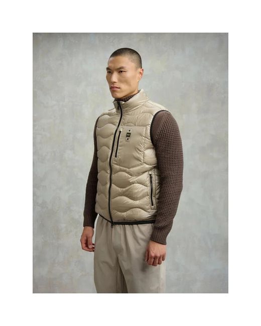Blauer Fitness ,Nylon Copley Vest in het Natural voor heren