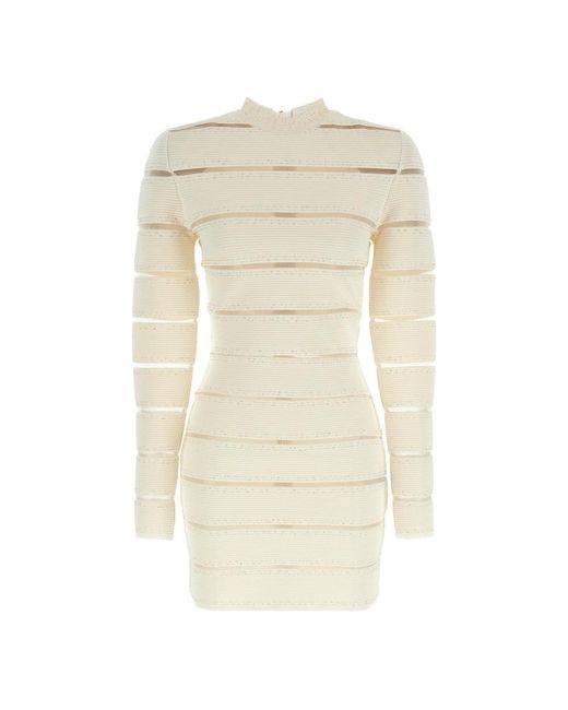 Balmain Natural Party Dresses