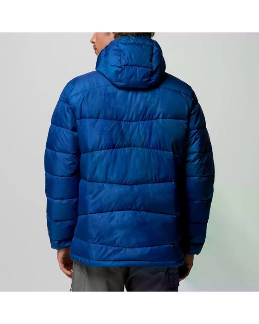Columbia Fivemile Butte Ii Hooded Puffer Jacket in het Blue voor heren