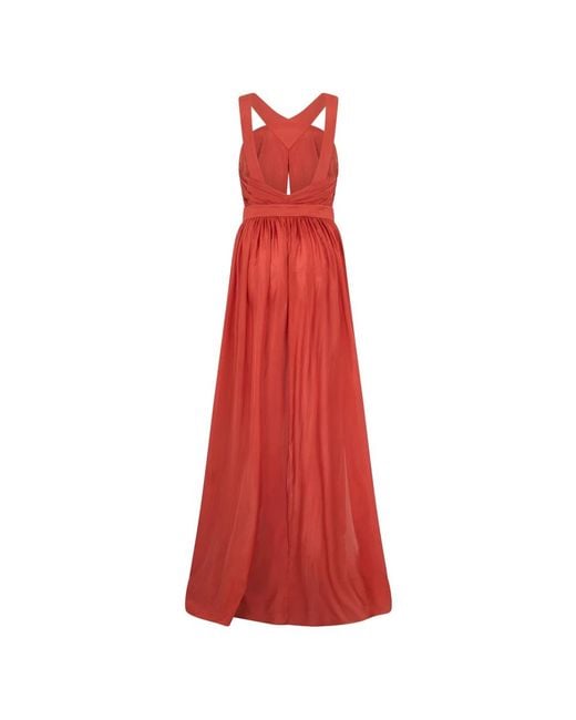 Alberta Ferretti Red Maxi Dresses