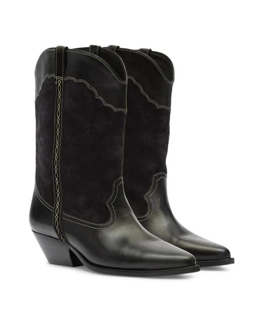 Isabel Marant Black Cowboy Boots