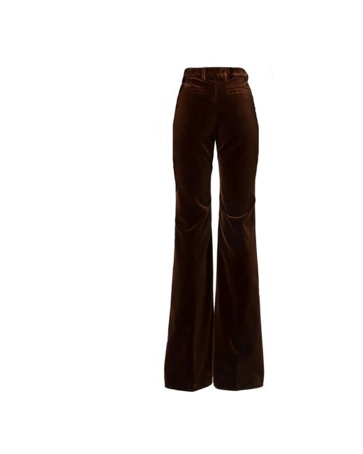 Etro Brown Wide Trousers