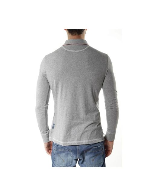 Armani Jeans Gray Polo Shirts for men