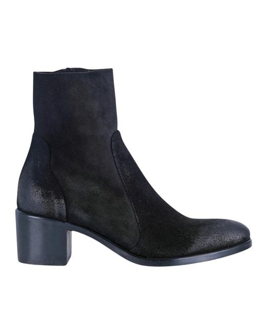 Strategia Black Heeled Boots