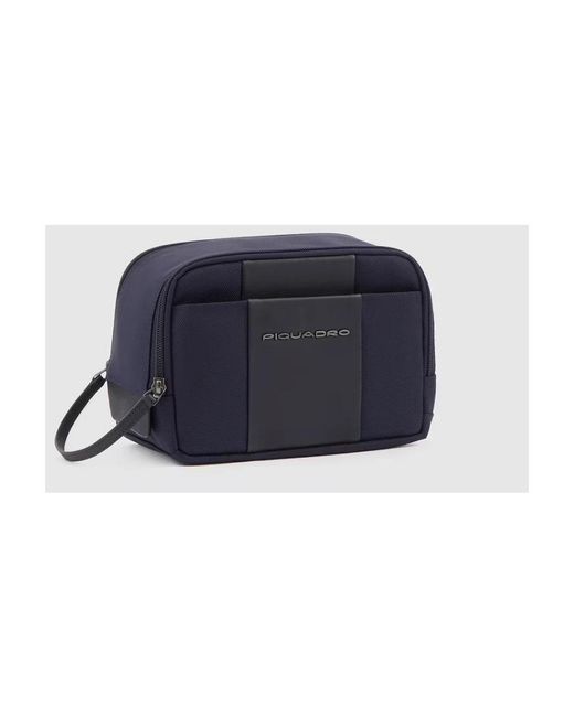 Piquadro Blue Toilet Bags for men