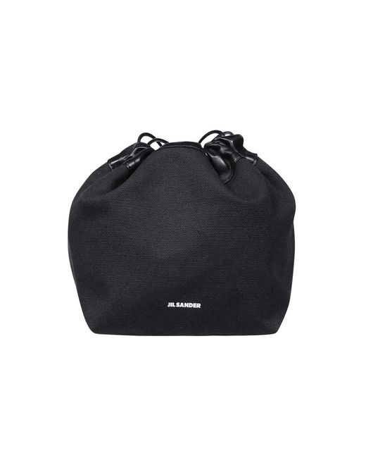 Jil Sander Black Bucket Bags