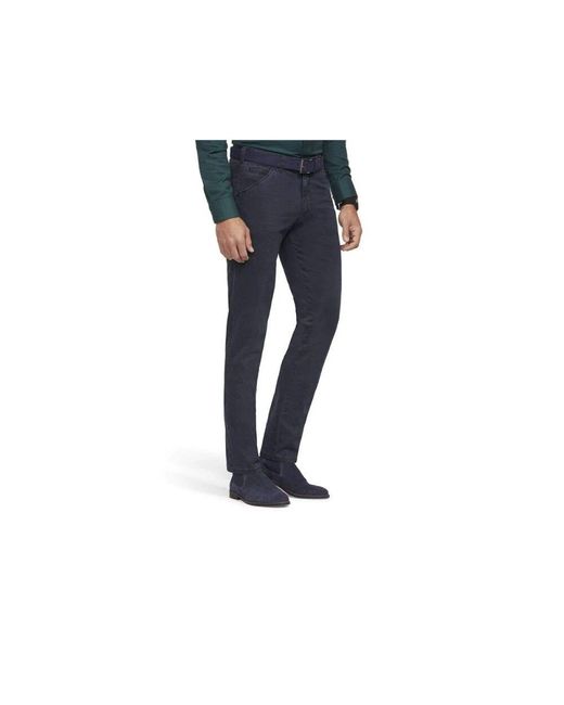 Meyer Weiche Stoffhose Must-Have in Blue für Herren