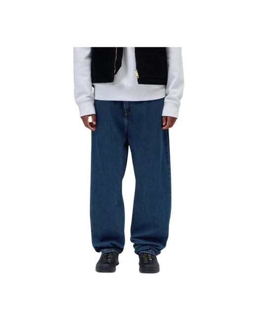 Carhartt Aaron Pant in het Blue voor heren