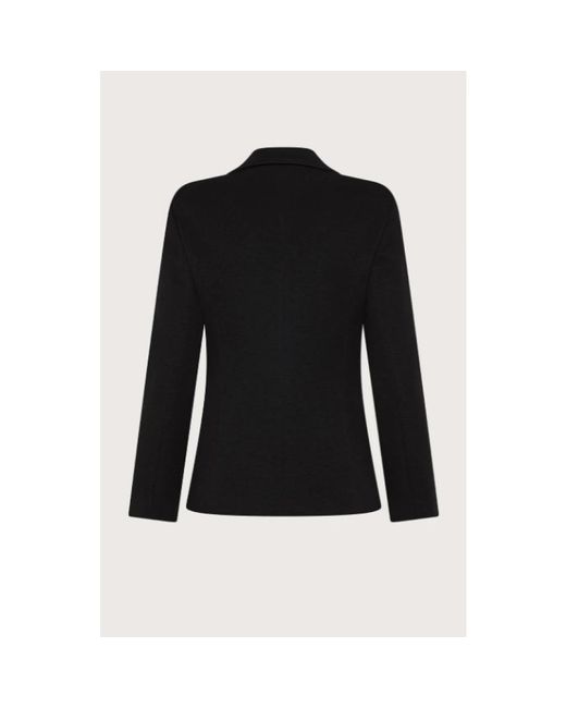 Seventy Stretch Knit Jacket in het Black