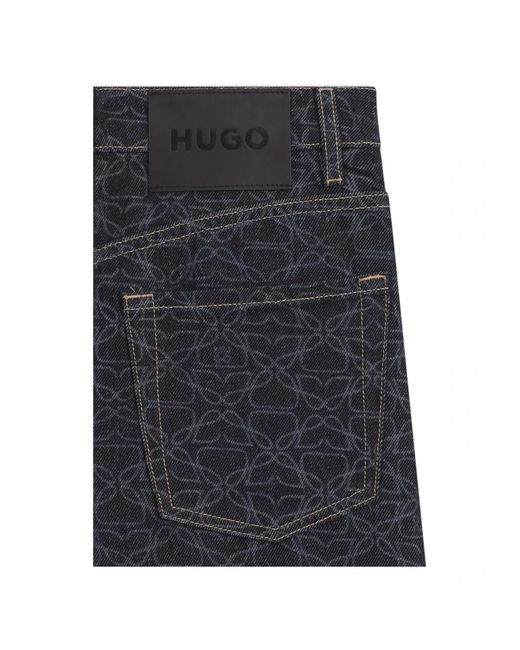 HUGO Gray Wide Jeans