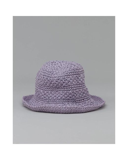 Roberto Collina Purple Hats