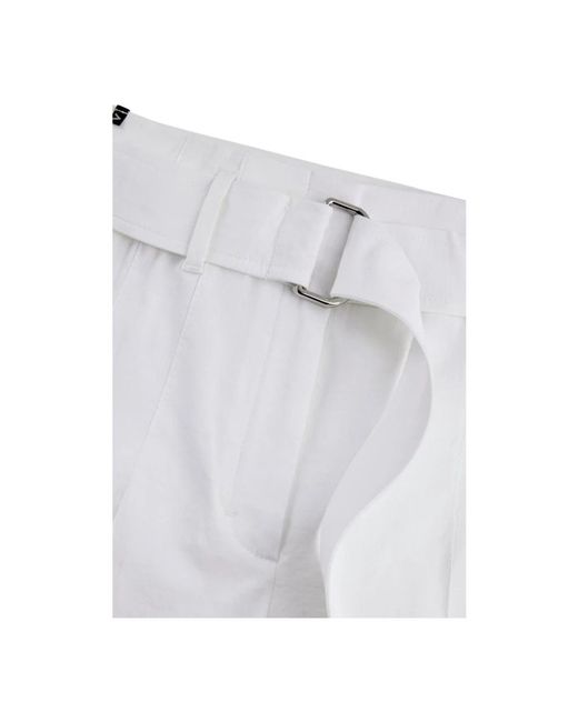 HUGO White Wide Trousers