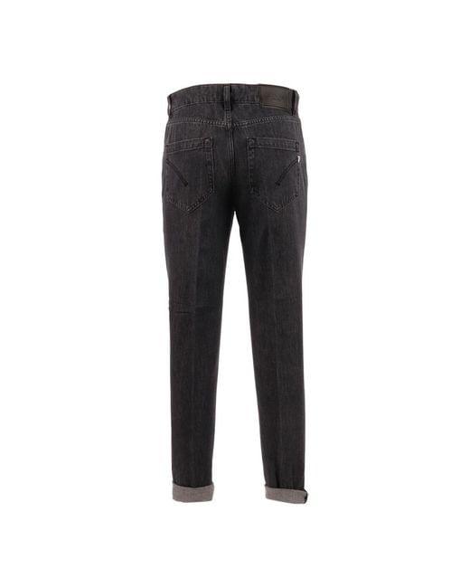 Dondup Black Cropped Jeans