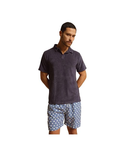 Peninsula Blue Polo Shirts for men