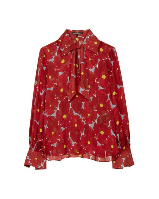 Luisa Cerano Blouse in het Red