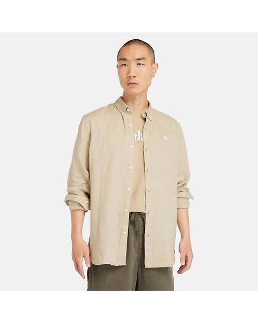 Timberland Casual Hemden in het Natural voor heren