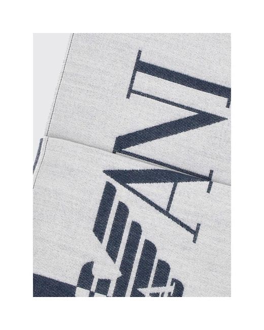 Emporio Armani Modische Schals Für Stilvolle Looks in White für Herren