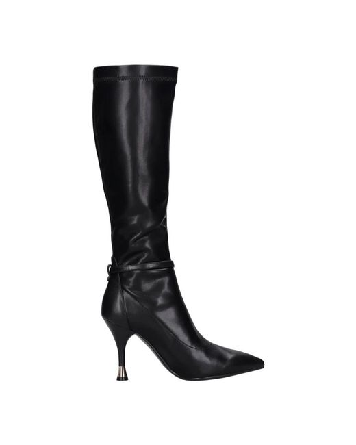 Emanuélle Vee Black High Boots