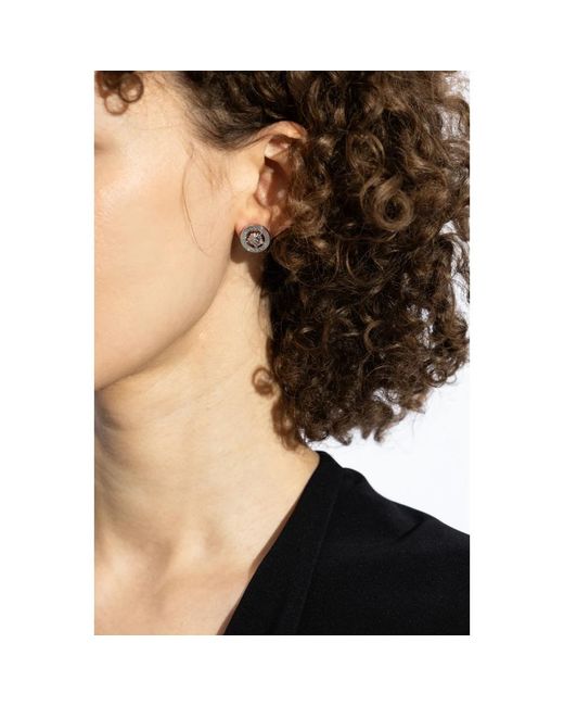 Earrings Versace de hombre de color Metallic