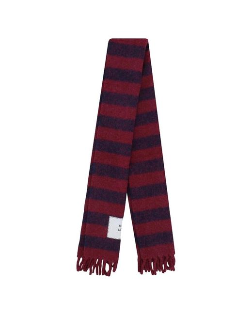 Maison Kitsuné Purple Winter Scarves