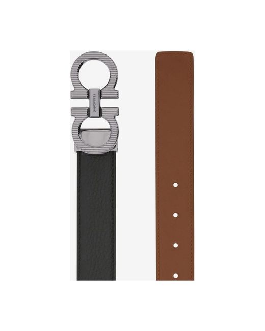 Ferragamo Brown Belts for men