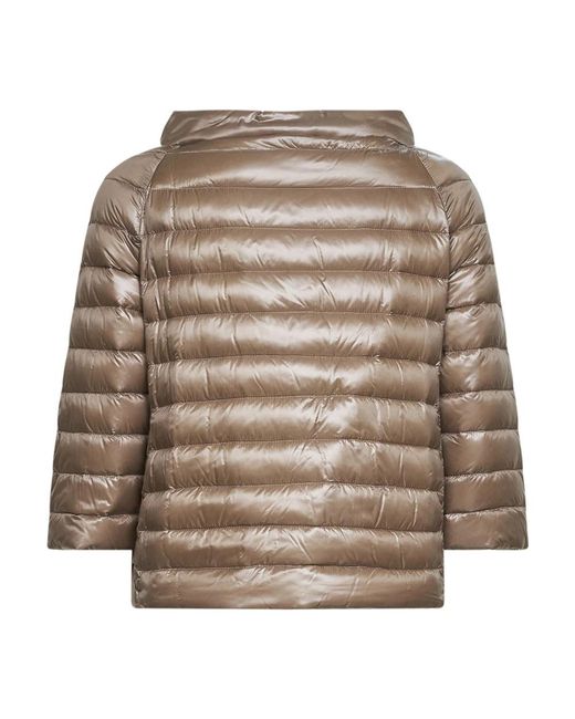 Herno Brown Down Jackets