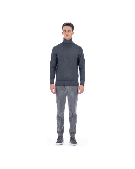 Drumohr Blue Turtlenecks for men