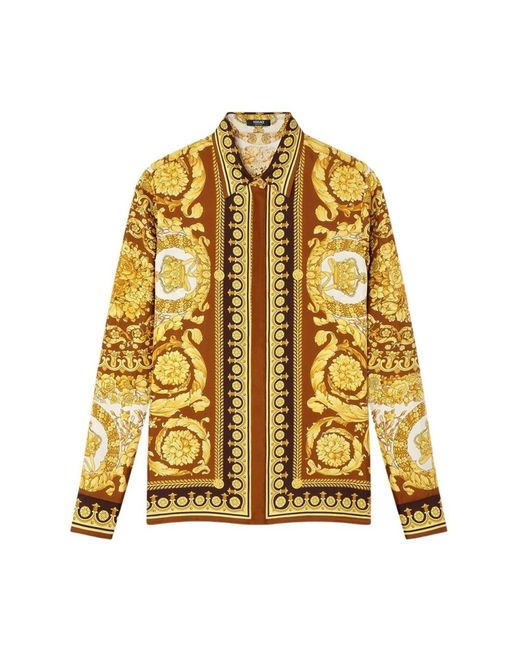 Shirts Versace de color Yellow